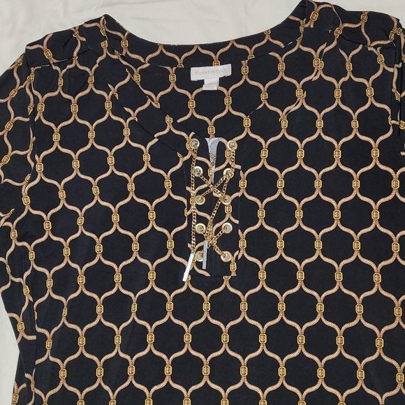 Chain design, black & good dress - Picture 2 of 2